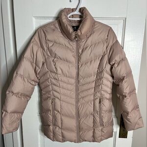 Calvin Klein Women's Down Puffer Jacket - Dusty Rose